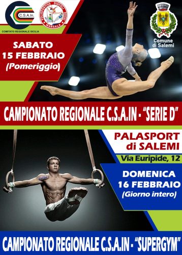 locandina gara csain regionale salemi 15.02.2025